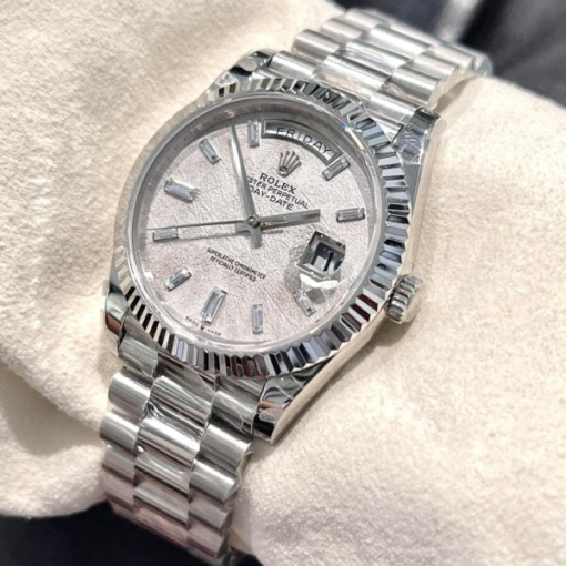 Custom Rolex Day-Date Meteorite Dial - Swiss 190 - Image 3