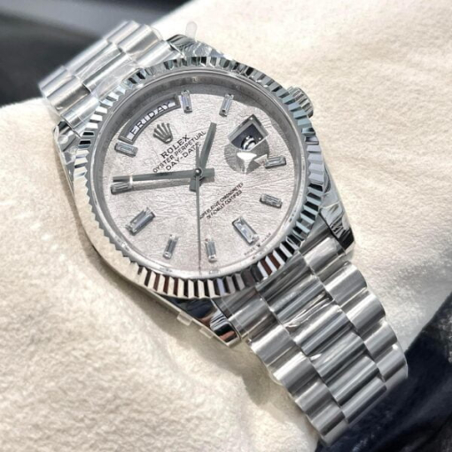 Custom Rolex Day-Date Meteorite Dial - Swiss 190 - Image 2