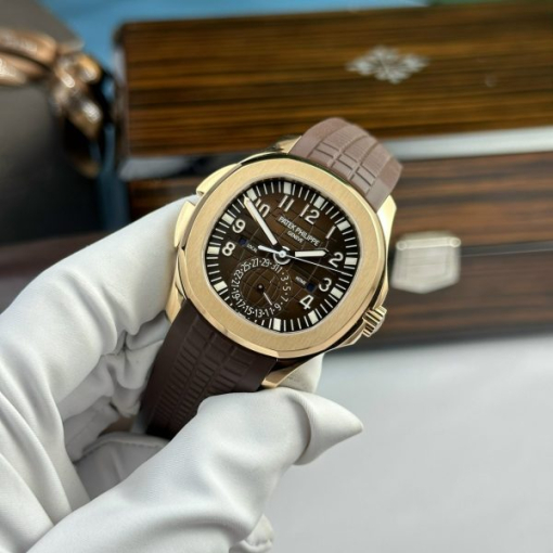 Custom Patek Philippe Aquanaut 5164R Chocolate Dial - Swiss Patek49 - Image 2