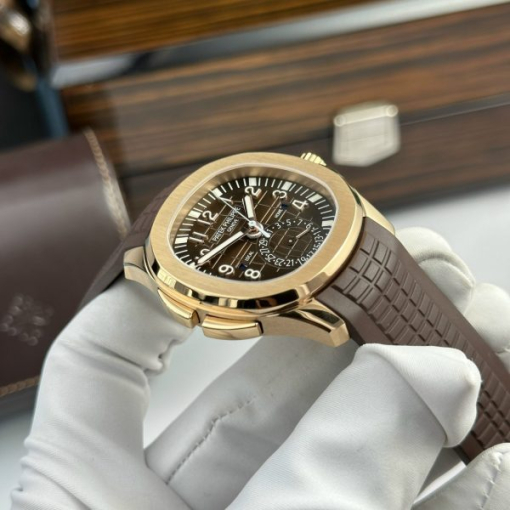 Custom Patek Philippe Aquanaut 5164R Chocolate Dial - Swiss Patek49 - Image 3