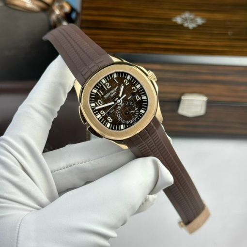 Custom Patek Philippe Aquanaut 5164R Chocolate Dial - Swiss Patek49