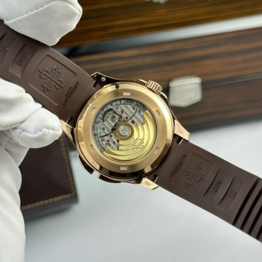 Custom Patek Philippe Aquanaut 5164R Chocolate Dial - Swiss Patek49 - Image 7