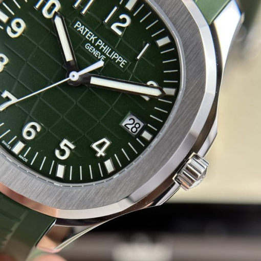 Custom Patek Philippe Aquanaut 5168G Green Jungle Dial - Swiss Patek51 - Image 4