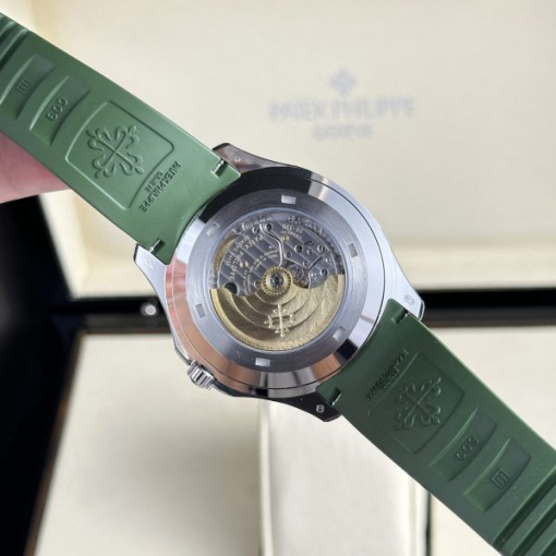 Custom Patek Philippe Aquanaut 5168G Green Jungle Dial - Swiss Patek51 - Image 6