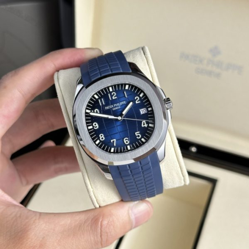 Custom Patek Philippe Aquanaut 5168G Blue Dial - Swiss Patek55