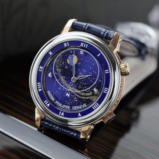 Custom Patek Philippe Complications 5102 Celestial Blue Dial - Swiss Patek67 - Image 3