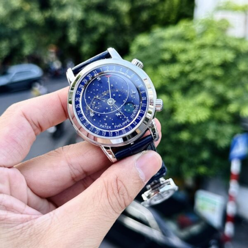 Custom Patek Philippe Grand Complications 6102P blue Dial - Swiss Patek79