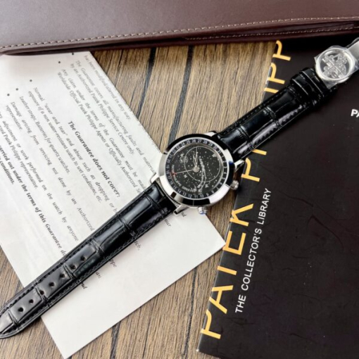 Custom  Patek Philippe Grand Complications Sky Moon Black Dial - Swiss Patek77 - Image 8