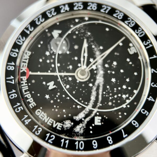 Custom  Patek Philippe Grand Complications Sky Moon Black Dial - Swiss Patek77 - Image 3