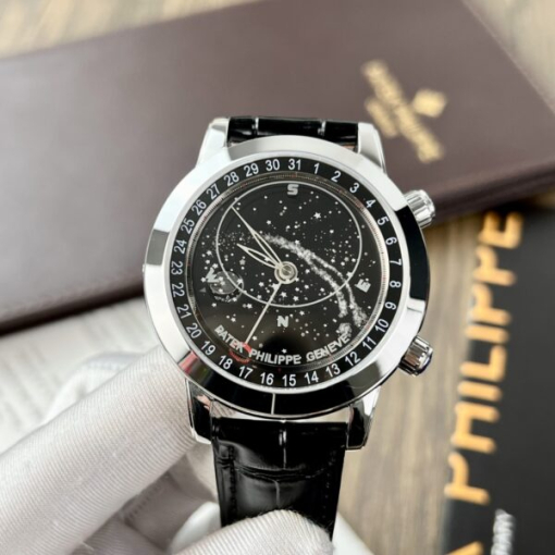 Custom  Patek Philippe Grand Complications Sky Moon Black Dial - Swiss Patek77