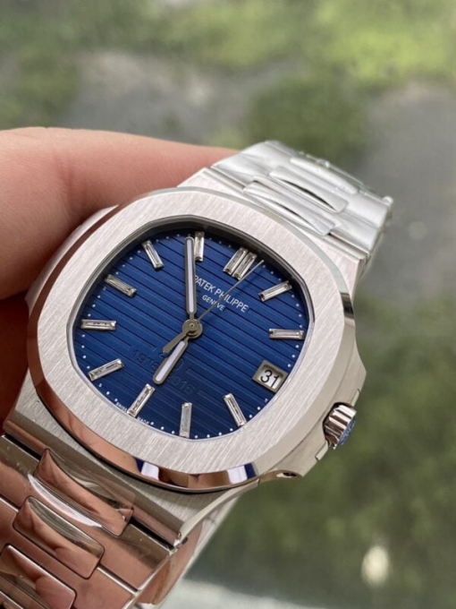 Custom Patek Philippe Nautilus 5711 40th Anniversary Blue Dial - Swiss Patek38 - Image 4