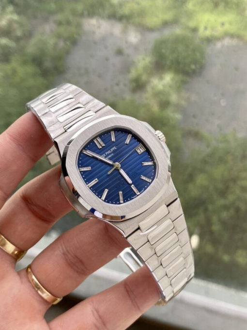 Custom Patek Philippe Nautilus 5711 40th Anniversary Blue Dial - Swiss Patek38 - Image 2