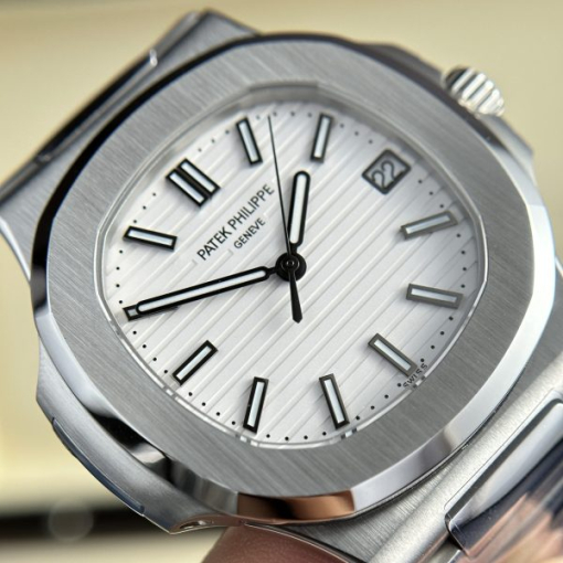 Custom Patek Philippe Nautilus 5711 White Dial - Swiss Patek13 - Image 5