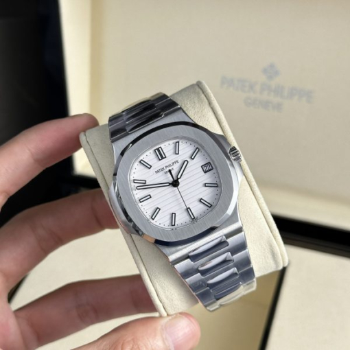 Custom Patek Philippe Nautilus 5711 White Dial - Swiss Patek13