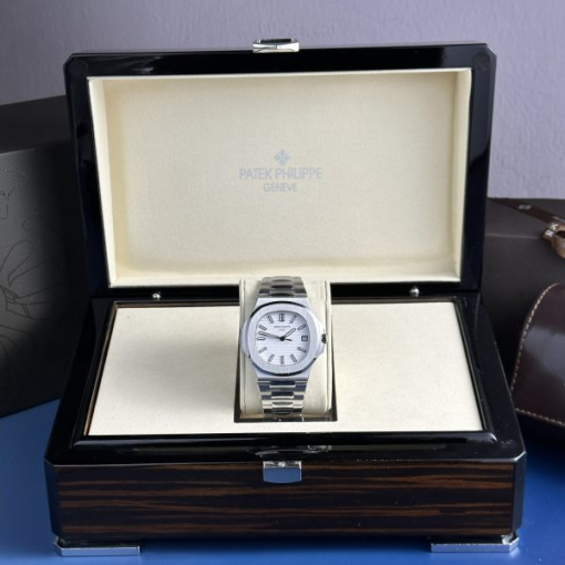 Custom Patek Philippe Nautilus 5711 White Dial - Swiss Patek13 - Image 9