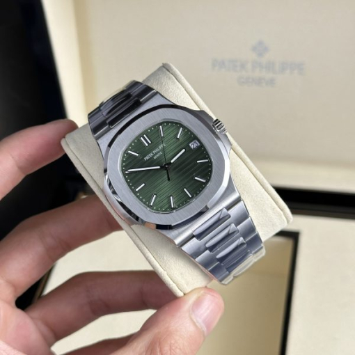 Custom Patek Philippe Nautilus 5711 Green Dial - Swiss Patek11