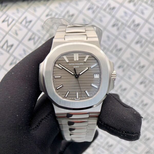 Custom Patek Philippe Nautilus 5711 Grey Dial - Swiss Patek28