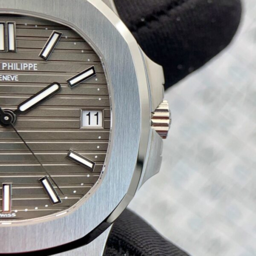 Custom Patek Philippe Nautilus 5711 Grey Dial - Swiss Patek28 - Image 5