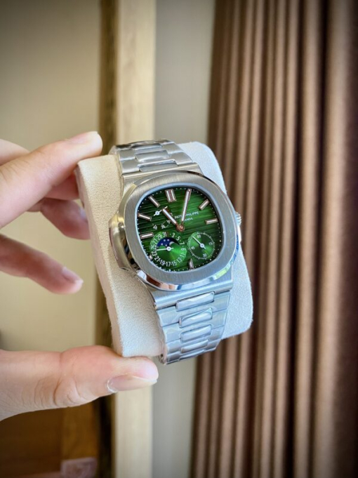 Custom Patek Philippe Nautilus 5712 Green Dial - Swiss Patek44 - Image 2