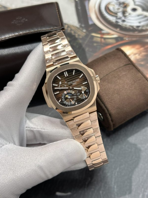 Custom Patek Philippe Nautilus 5712R Gold - Swiss Patek23 - Image 4