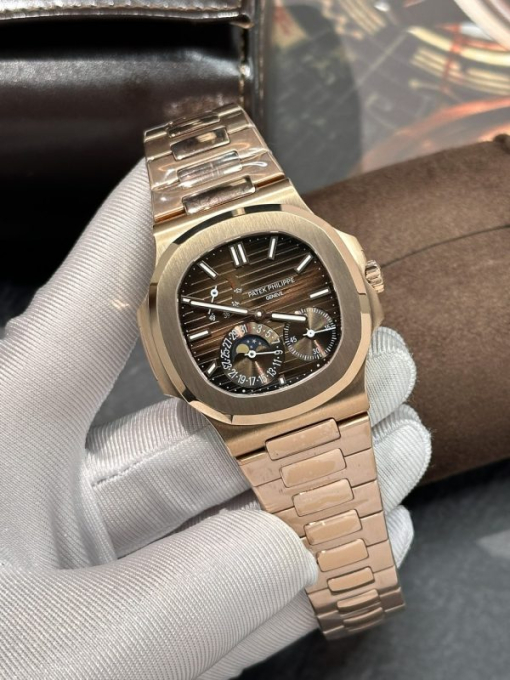 Custom Patek Philippe Nautilus 5712R Gold - Swiss Patek23 - Image 2