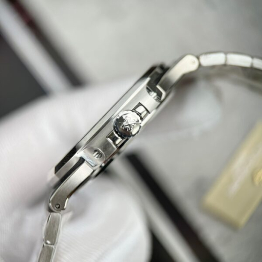 Custom Patek Philippe Nautilus 5723 White Diamond Bezel - Swiss Patek31 - Image 10