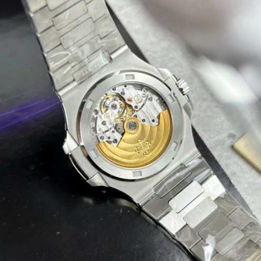 Custom Patek Philippe Nautilus 5723 White Diamond Bezel - Swiss Patek31 - Image 8