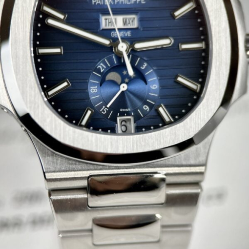 Custom Patek Philippe Nautilus 5726 Blue Dial - Swiss Patek41 - Image 3