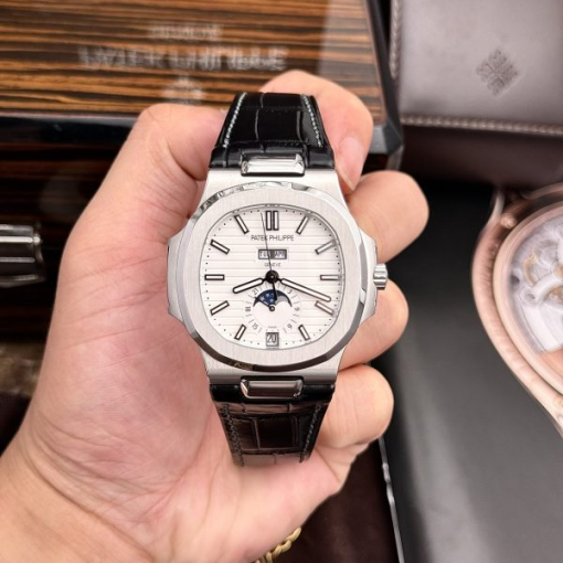 Custom Patek Philippe Nautilus 5726 White Dial  - Swiss Patek18