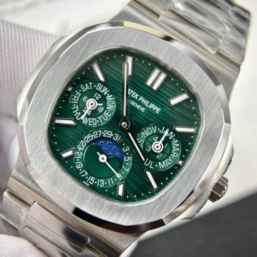 Custom Patek Philippe Nautilus 5740 Green Dial- Swiss Patek25 - Image 2