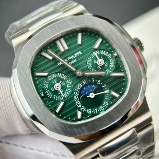 Custom Patek Philippe Nautilus 5740 Green Dial- Swiss Patek25 - Image 3