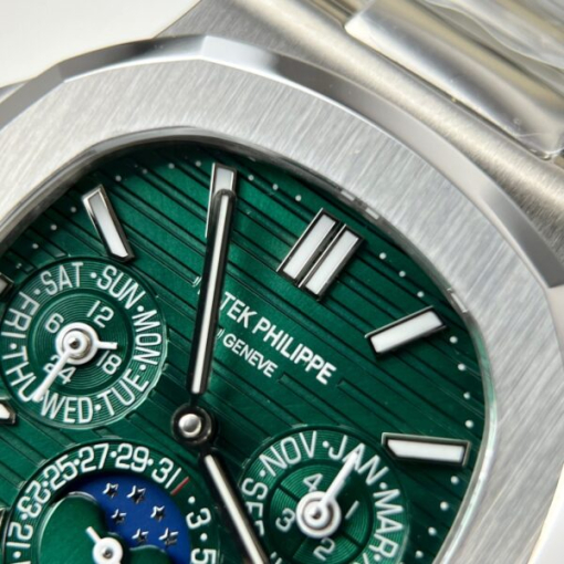 Custom Patek Philippe Nautilus 5740 Green Dial- Swiss Patek25 - Image 5