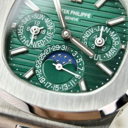 Custom Patek Philippe Nautilus 5740 Green Dial- Swiss Patek25 - Image 4