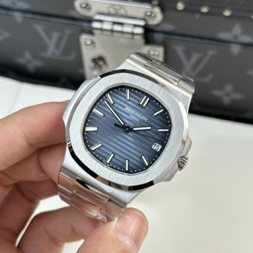 Custom Patek Philippe Nautilus 5811 Blue Dial - Swiss Patek6 - Image 6