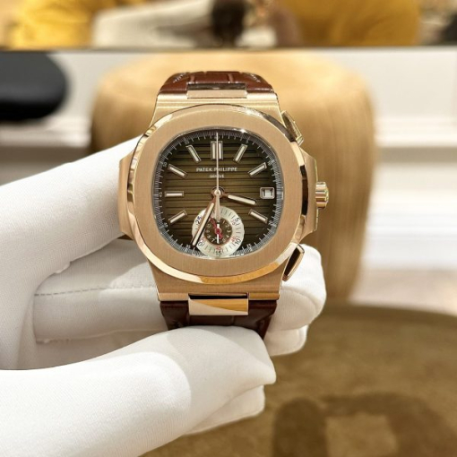 Custom Patek Philippe Nautilus 5980 Brown Dial - Swiss Patek20