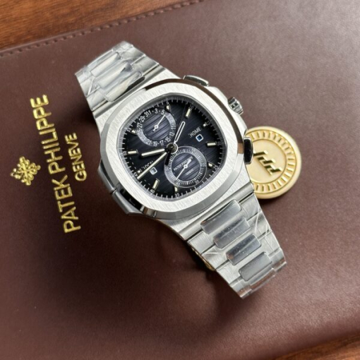 Custom Patek Philippe Nautilus 5990 Black Dial - Swiss Patek30 - Image 2