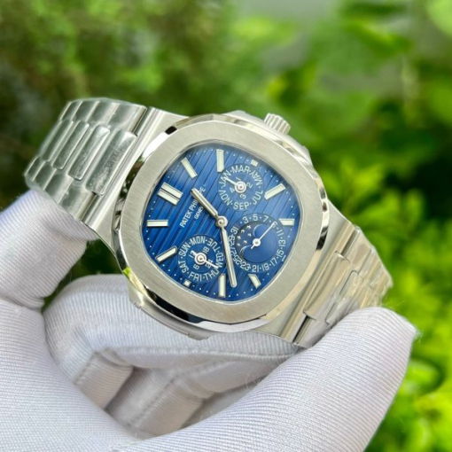 Custom Patek Philippe Nautilus 5740 Blue Dial - Swiss Patek16 - Image 2