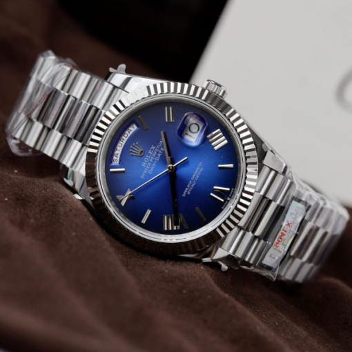 Custom Rolex Day-Date 228236 Blue Ombre Dial.- Swiss 178 - Image 2