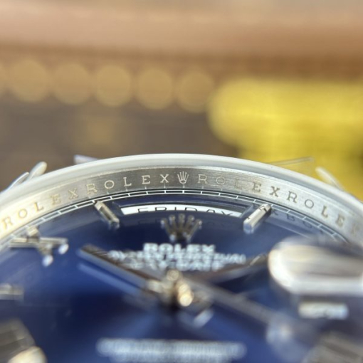 Custom Rolex Day-Date 228236 Blue Dail with Roman Numerals- Swiss 172 - Image 2