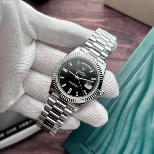 Custom Rolex Day-Date 228236 Black Dail- Swiss 171 - Image 3