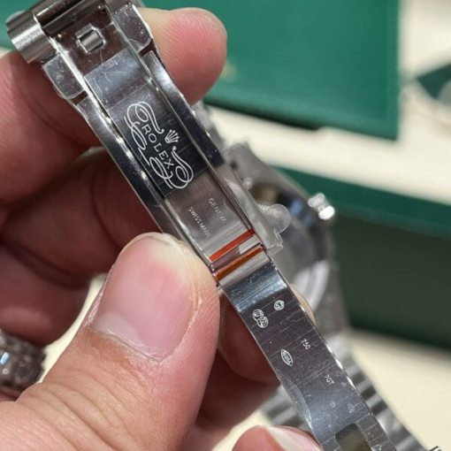 Custom Rolex Day-Date with Diamond Set Bezel and Mother-of-Pearl Dial - Swiss 193 - Image 3