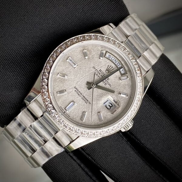 Custom Rolex Day-Date Meteorite Dial - Swiss 151 - Image 2