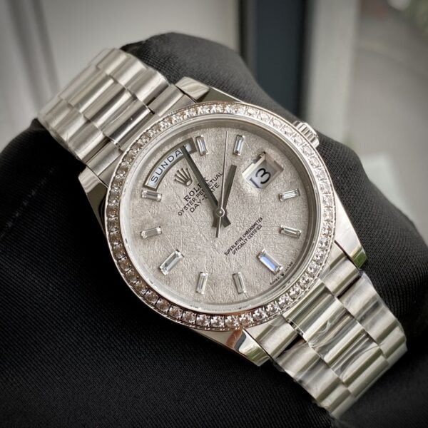 Custom Rolex Day-Date Meteorite Dial - Swiss 151