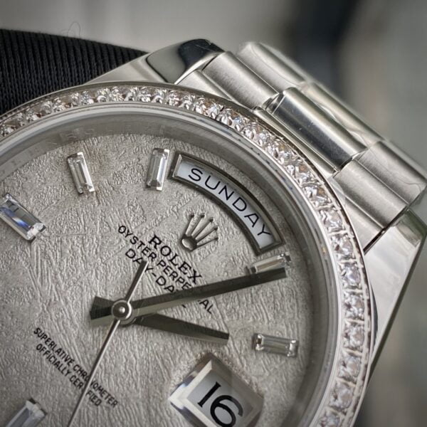 Custom Rolex Day-Date Meteorite Dial - Swiss 151 - Image 5