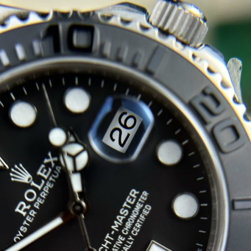 Custom Rolex Yacht Master Black Dial - Swiss 147 - Image 4