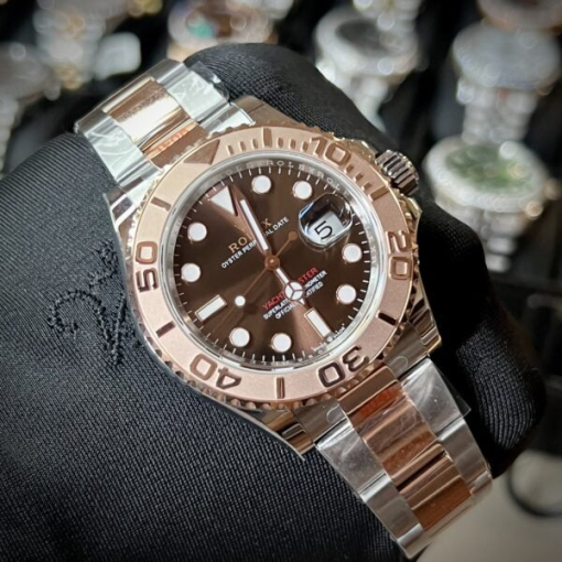 Custom Rolex Yacht Master Chocolate Dial - Swiss 146