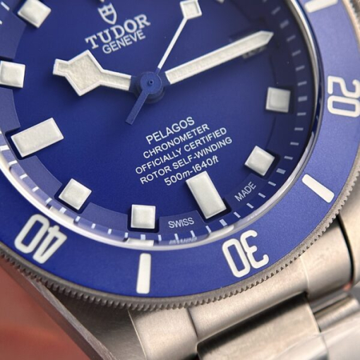 Custom Tudor Pelagos Titanium M25600TB Blue Dial - Swiss Tudor4 - Image 3