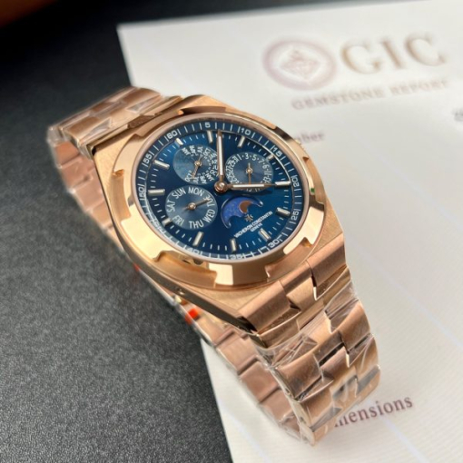 Custom Vacheron Constantin Overseas 5500V-110R Blue Dial - Swiss VC18 - Image 3