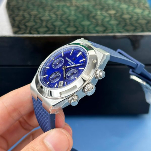 Custom Vacheron Constantin Overseas 5500V Blue Dial - Swiss VC10 - Image 3