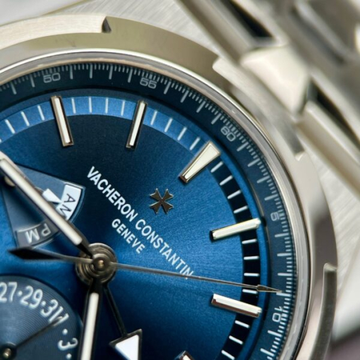 Custom Vacheron Constantin Overseas Dual Time 7900V-110A Blue Dial - Swiss VC20 - Image 4